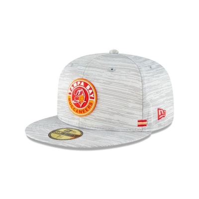 Tampa Bay Buccaneers Gorra | New Era NFL Fall Sideline Historic 59fifty Fitted Cap Mexico - Grises